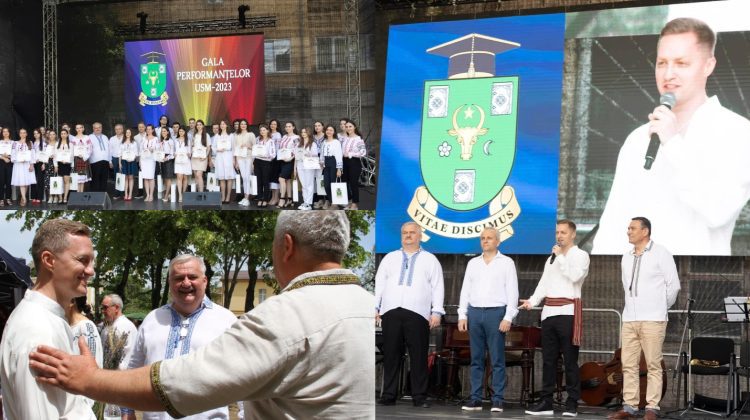 VIDEO și FOTO cu Dupu printre studenții USM de Ziua Portului Popular. Premiile acordate de DRRM șefilor de promoții