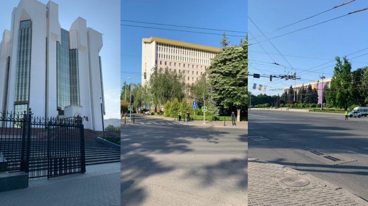 VIDEO Președinția, Parlamentul și Guvernul, păzite de polițiști și persoane în civil. Cum se circulă prin centru?
