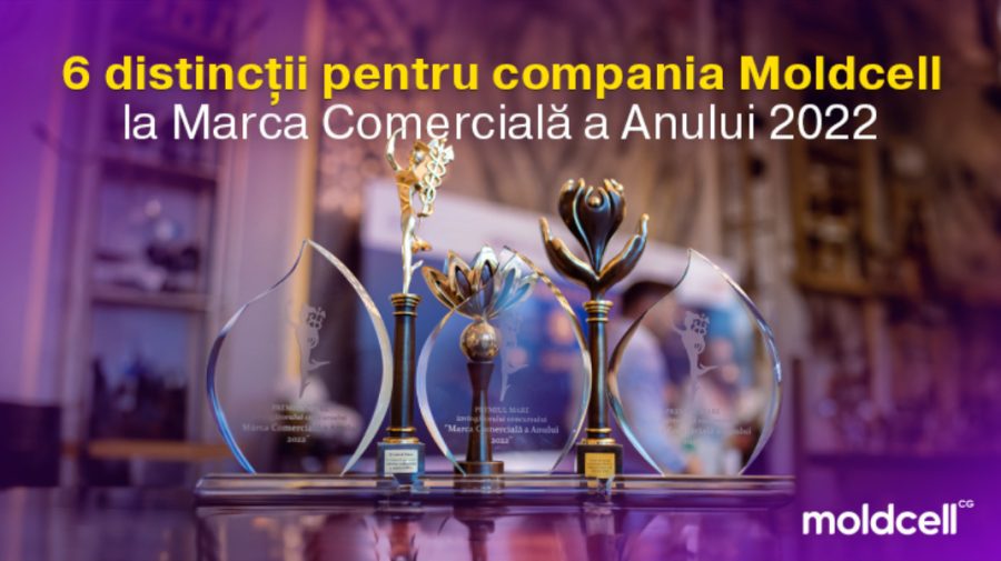Compania Moldcell a fost premiată cu 6 distincții la Marca Comercială a Anului
