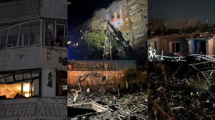 Noapte de coșmar la horatul Moldovei! FOTO cu case distruse de drone în regiunea Odesa. Trei oameni au murit