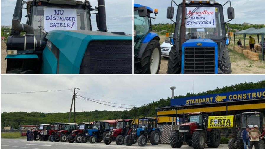 VIDEO „O situație foarte tragică în agricultură!” Protestul fermierilor din nordul țării