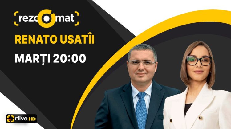 Președintele Partidului Nostru, Renato Usatîi – invitatul emisiunii Rezoomat!