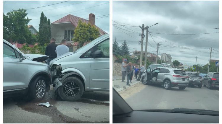 VIDEO Toyota, Lincoln și Mercedes – implicate în accident. Unde s-a produs impactul