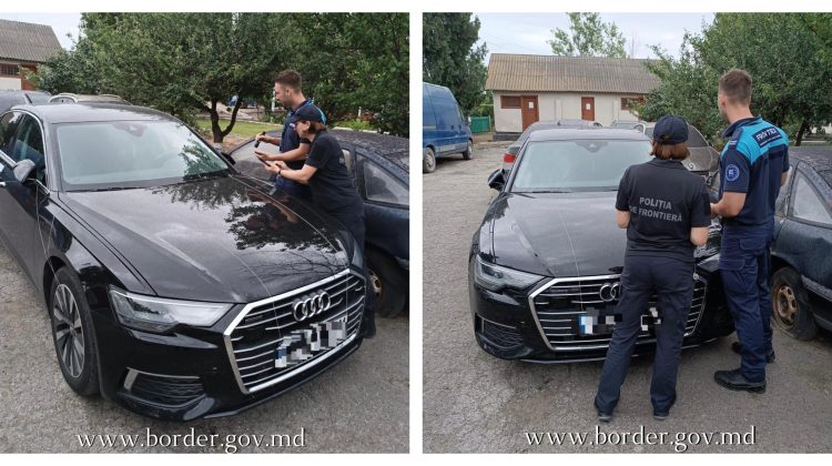 FOTO Audi de 40 mii euro, care figura în baza de date INTERPOL – găsit la frontieră. Cine era la volan