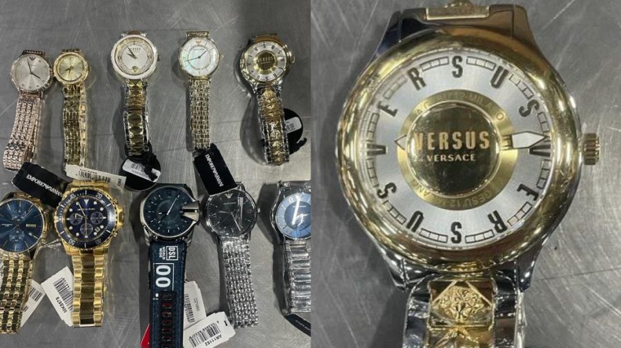FOTO Ceasuri Versace, Armani și Hugo Boss, depistate la PTF Leușeni. Din ce țară veneau „cadourile”