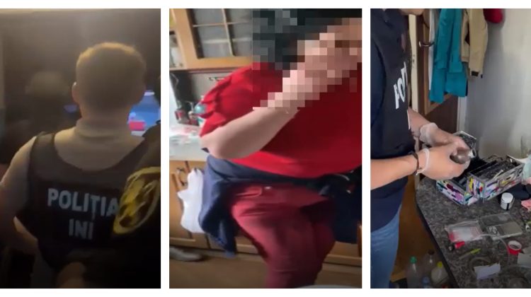 VIDEO Poliția a dat buzna în apartamentul unei femei din Chișinău. Iată ce a găsit acolo