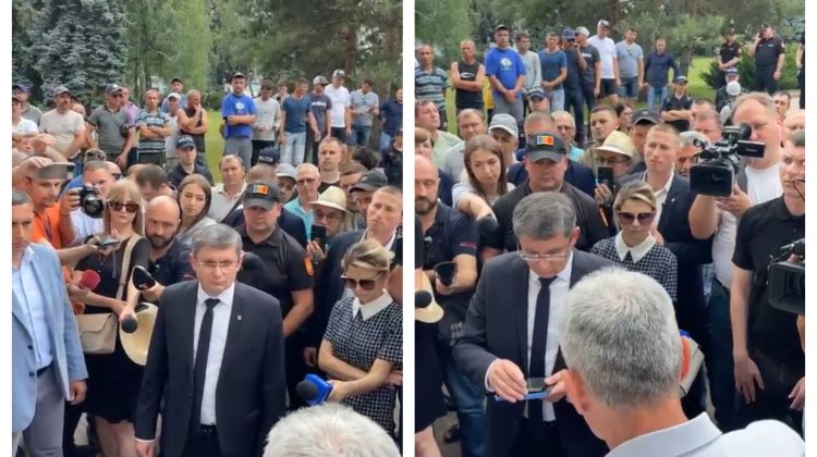 VIDEO Protestul s-a mutat la Parlament! Fermierii l-au claxonat pe Grosu minute în șir. Ce le-a promis oficialul