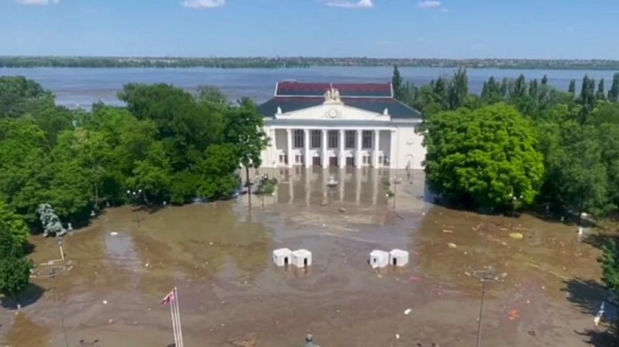Ar putea fi afectată și România de explozia barajului din Nova Kahovka