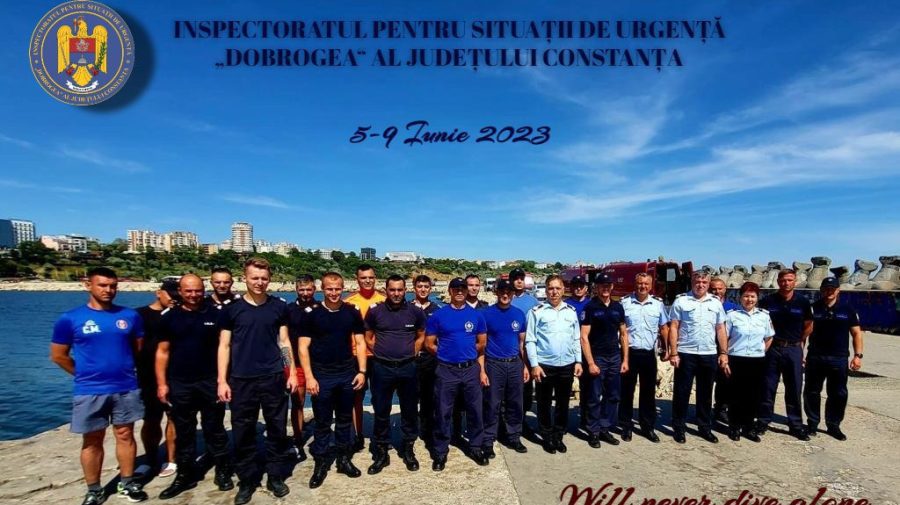 FOTO Opt scafandri din Moldova – în România! Au participat la antrenamente desfășurate în Marea Neagră