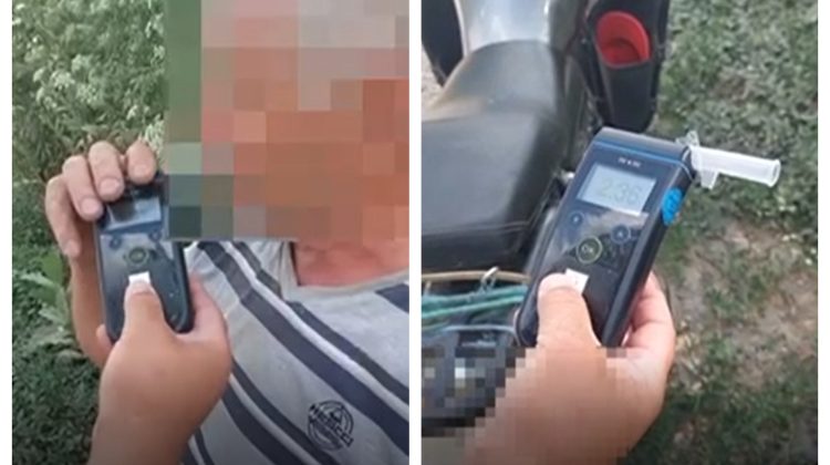 VIDEO Fără cuvinte! Un bărbat din Florești a urcat „mort beat” la volan