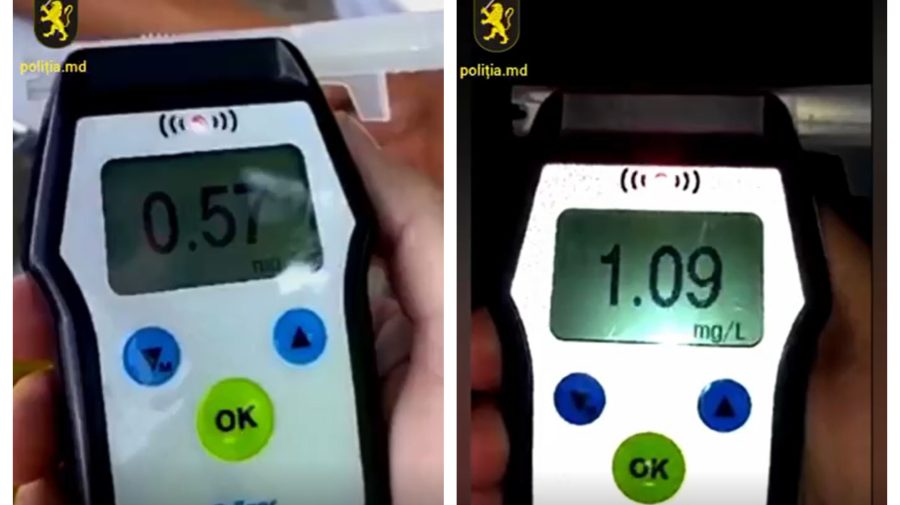 VIDEO Trei șoferi din Ialoveni – trași pe dreapta! Au fost depistați beți criță la volan