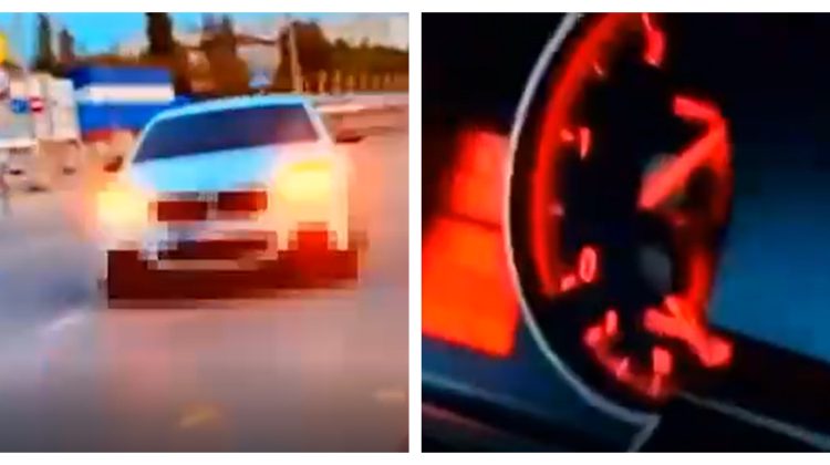 VIDEO Doi șoferi de BMW din Orhei au devenit vedete pe internet. Ce riscă vitezomanii