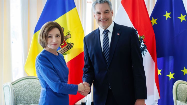 Sandu i-a comunicat cancelarului din Austria că guvernarea depune efort pentru a deschide negocierile cu UE