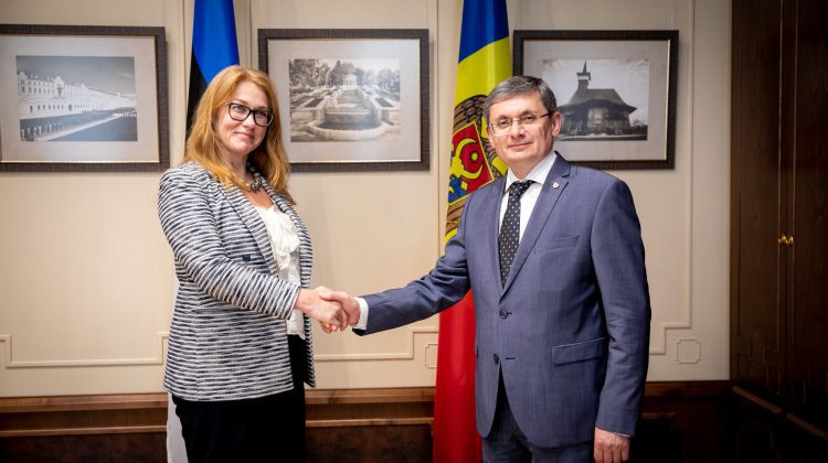 FOTO de la întrevederea președintelui Parlamentului cu ambasadoarea Estoniei. Ce au discutat oficialii