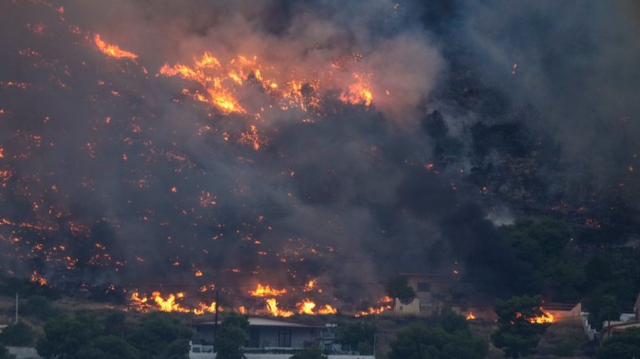 VIDEO Incendii masive de vegetație: Zonele din Grecia cel mai grav afectate