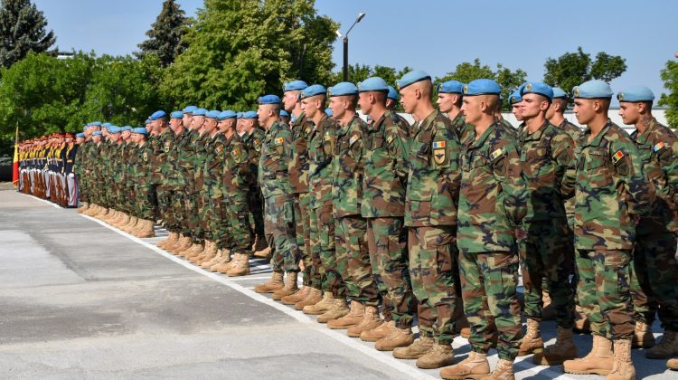 FOTO Armata Națională a detașat un nou contingent de militari, în Kosovo