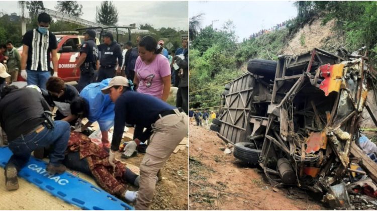 Mexic: Cel puțin 29 de morți și 19 răniți după ce un autocar a căzut într-un șanț. VIDEO cu șoferul înainte de accident