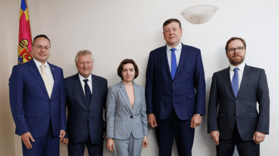 VIDEO/FOTO Maia Sandu s-a întâlnit cu un grup de parlamentari din Lituania. Subiectele puse în discuție