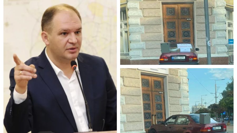 VIDEO Ceban, despre individul care a parcat în ușa Primăriei: Este același tip care a venit cu pistol în ședința CMC