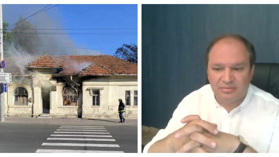 VIDEO Ceban, despre clădirea veche din Chișinău, care a luat foc: De 2 ani Primăria încearcă să deschidă centrul