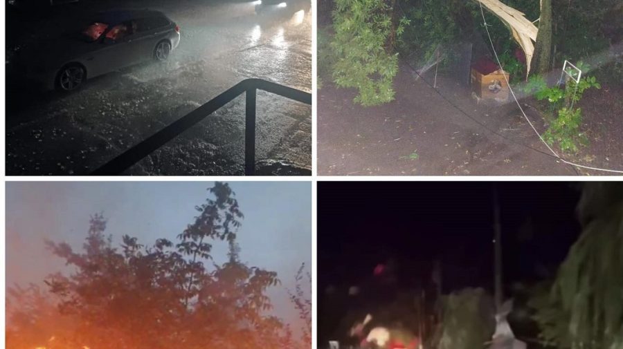 FOTO/VIDEO Ce se întâmplă în Moldova? Vânt puternic, ploi, arșiță și incendii, în același timp