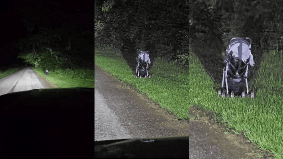 PERICULOS! Ați staționa, dacă ați vedea noaptea un cărucior de bebeluși abandonat? O nouă metodă de tâlhărie!