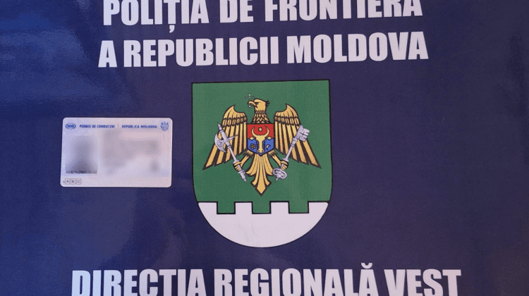 Un moldovean – prins cu permis fals la Leușeni. Câți bani a achitat pentru a-l cumpăra