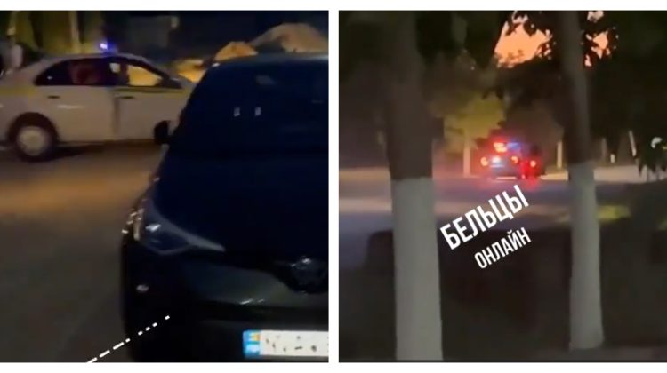 VIDEO Urmărire ca-n filme! Momentul în care poliția încearcă să prindă un motociclist din Drochia