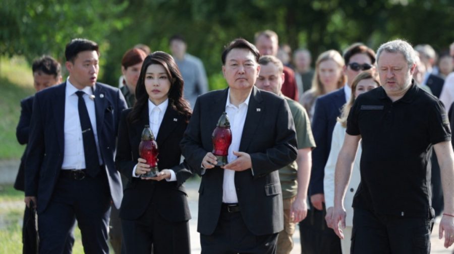 FOTO „Am crezut că e fata lui”. Val de comentarii, după ce ucrainenii au aflat vârsta soției președintelui sud-coreean