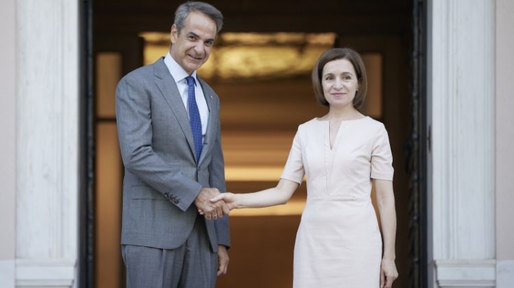 Maia Sandu, după întrevederea cu premierul elen: „Începând cu 2024 vom avea zbor direct Chișinău-Atena”