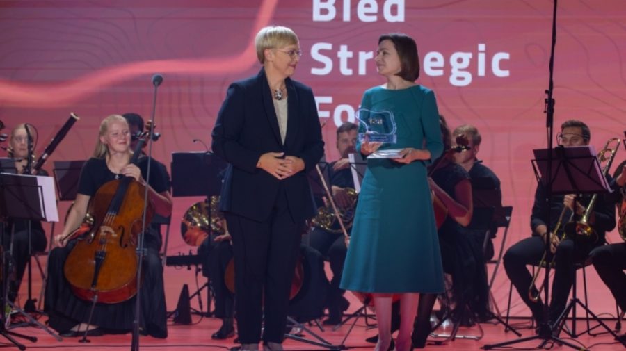 Maia Sandu, premiată de președinta Sloveniei pentru „curajul și calitățile de lider demonstrate în parcursul european”