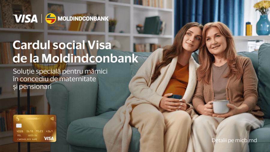 Ia-ți card social Visa de la Moldindconbank și te premiem