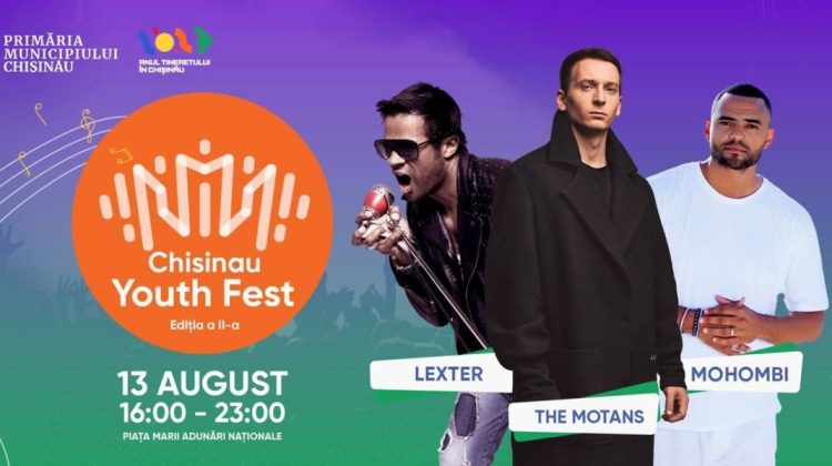 Chișinău Youth Fest revine! Va fi concert cu Lexter, The Motans și Mohombi. „Surprizele nu se termină aici”