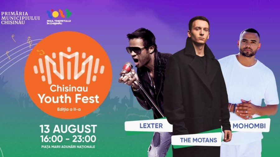 Chișinău Youth Fest revine! Va fi concert cu Lexter, The Motans și Mohombi. „Surprizele nu se termină aici”