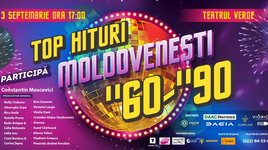 Muzica retro revine pe scena de la Teatrul Verde. Când vor răsuna hiturile moldovenești din anii 60-90