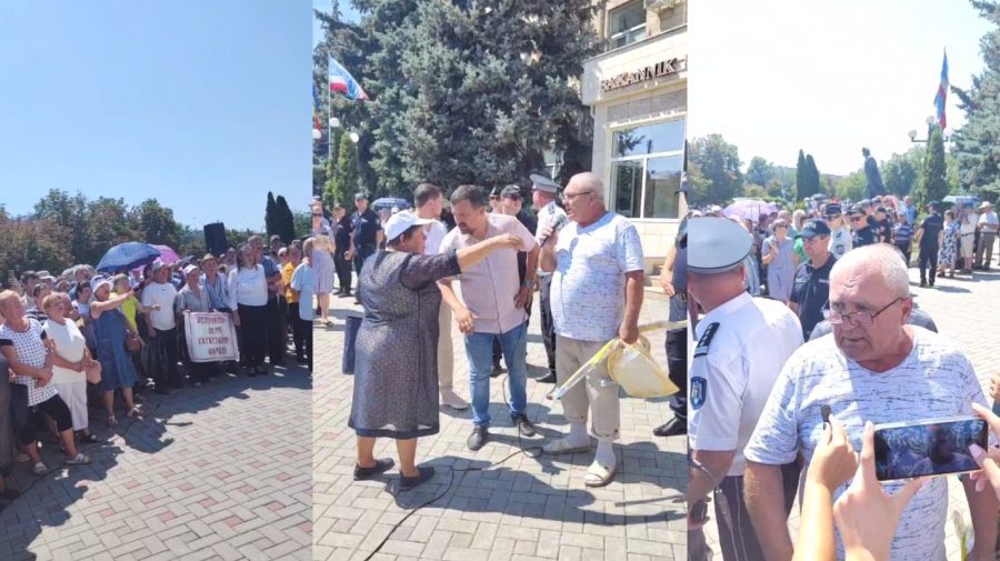 STOP CADRU de la Comrat: Reacţia mulţimii, după ce un bărbat spune că Găgăuzia nu are nevoie de Şor