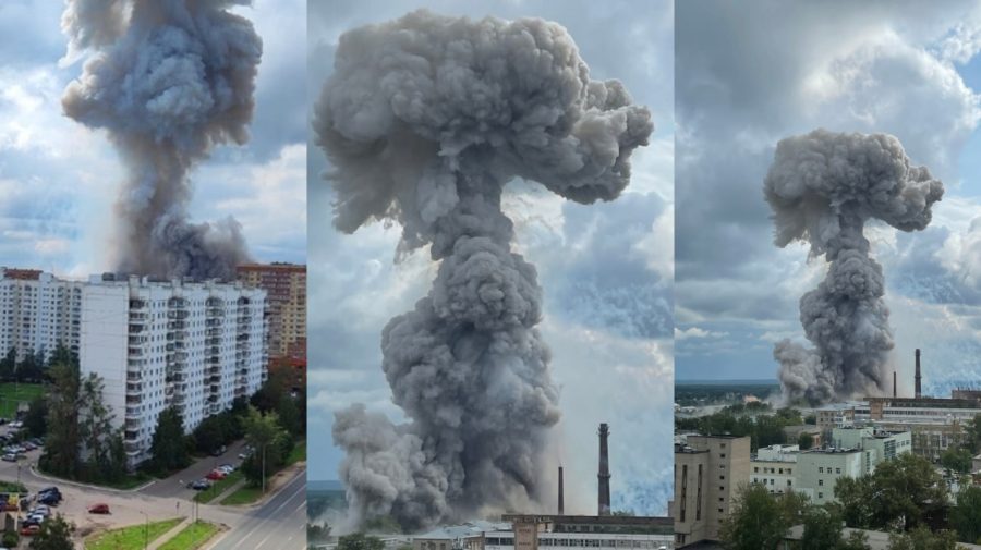 VIDEO Explozie puternică la un depozit de pirotehnică din Rusia. Sunt peste 30 de victime