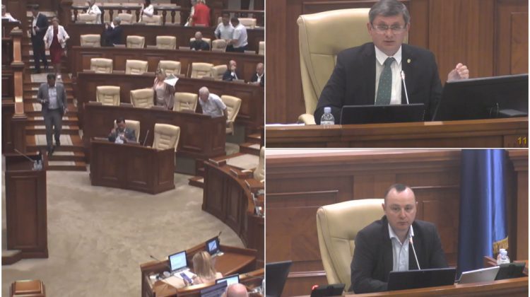 VIDEO ”Ei pleacă la hodină!” BCS și PAS, din nou „la cuțite” în Parlament. Ce nu au putut împărți