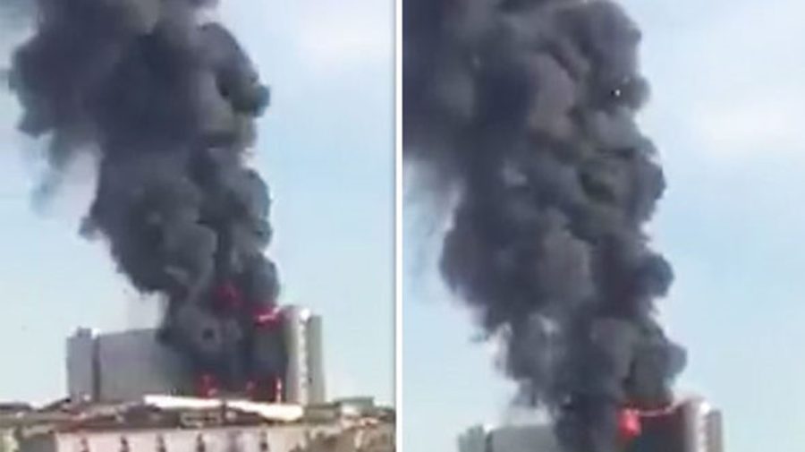VIDEO Zece fabrici cuprinse de flăcări în vestul Turciei