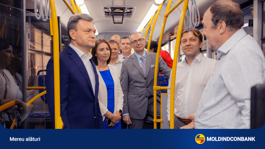 Compania „Informbusiness”, client Moldindconbank, a prezentat primul autobuz electric din Republica Moldova