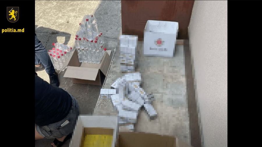 VIDEO Afacere cu țigări și alcool etilic – deconspirată de polițiști. Sunt vizați doi agenți economici