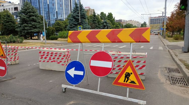 IMPORTANT! Municipalitatea anunță sistarea temporară a circulației la intersecția străzilor 31 August și Ciuflea