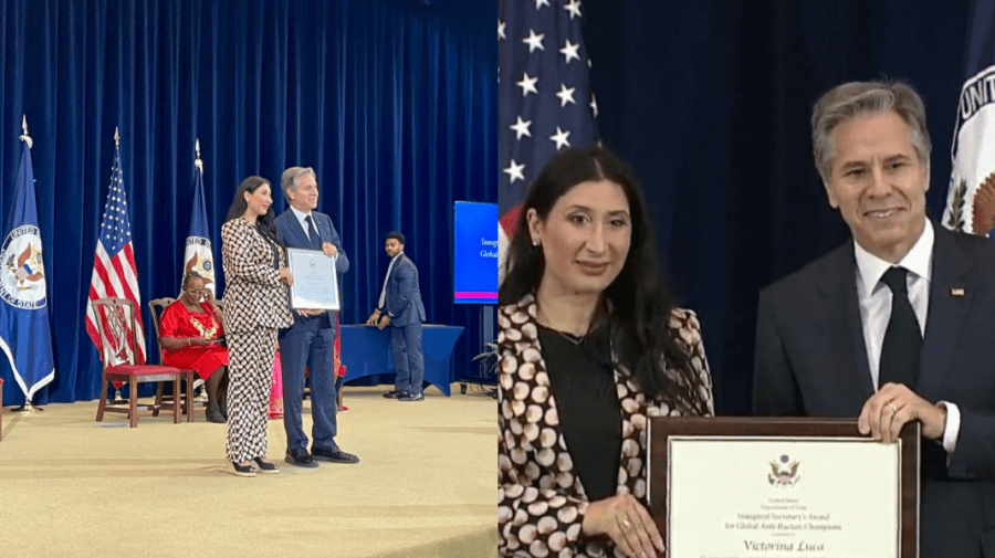FOTO Victorina Luca din Republica Moldova a fost desemnată „2023 Global Anti-racism Champion”