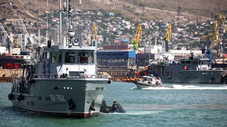 VIDEO Atac cu drone asupra unui important port rusesc de la Marea Neagră