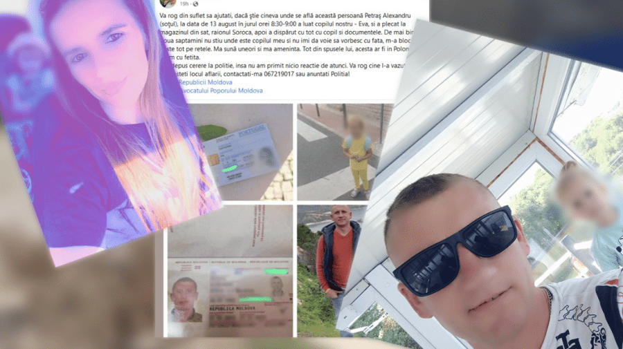 Un bărbat din Soroca și fetița lui au dispărut, dar ar fi plecat în Europa. Mama: „Nu știu unde este copilul meu”