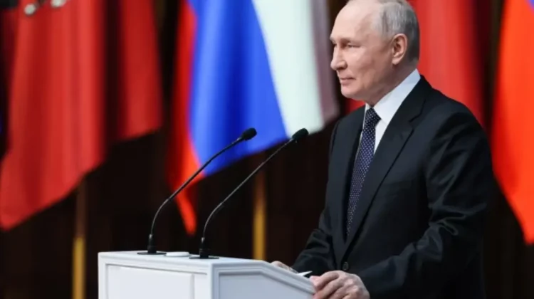 FOTO Putin, prezent la inaugurarea lui Sobianin în fruntea Primăriei, i-a dat indicații noi pentru Moscova