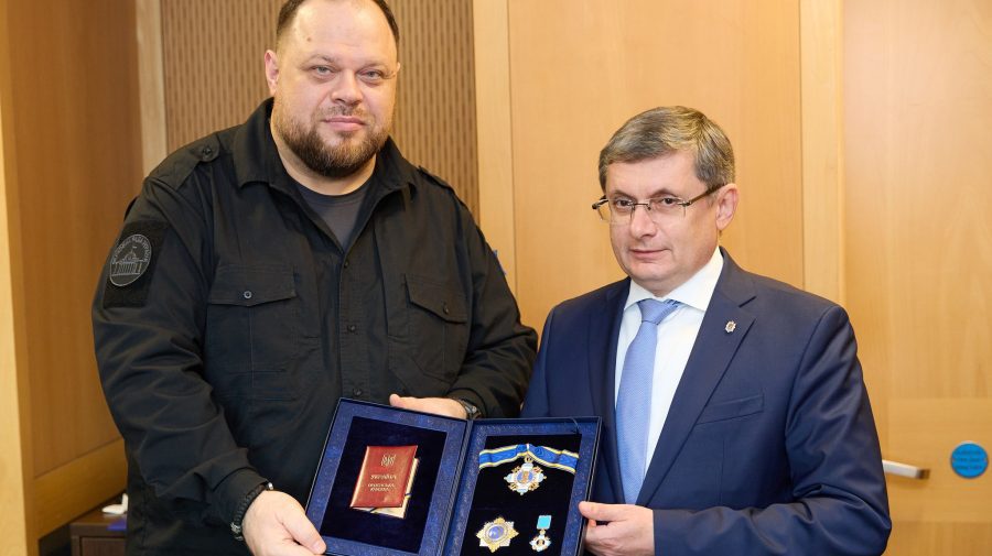 FOTO Igor Grosu a fost decorat de președintele Ucrainei cu Ordinul Prințul Iaroslav cel Înțelept