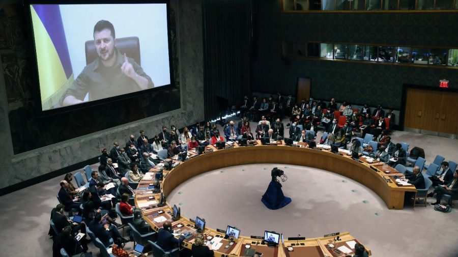 VIDEO „Opriți războiul și Zelenski nu va mai vorbi”. Ședință tensionată a Consiliului de Securitate al ONU