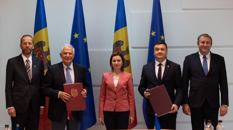 Înaltul Reprezentant Josep Borrell s-a întâlnit cu președinta Maia Sandu, la Chișinău. Ce acord a fost semnat