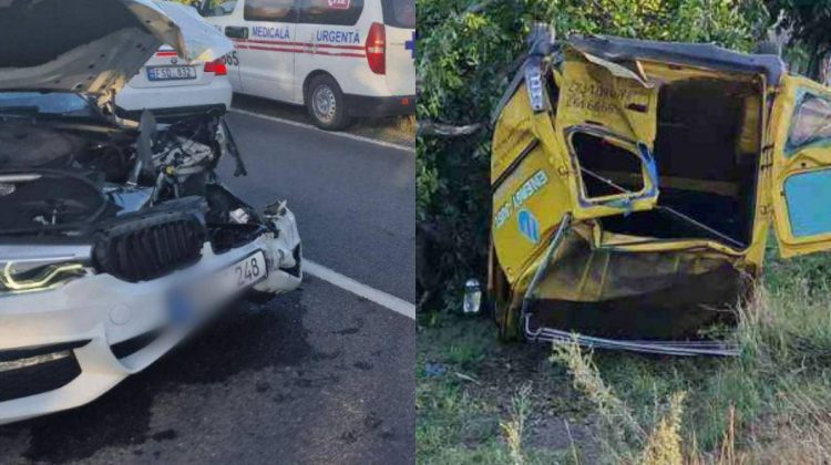 Șoferul de BMW are 18 ani! Noi detalii despre accidentul de pe traseul Chișinău – Hîncești. FOTO